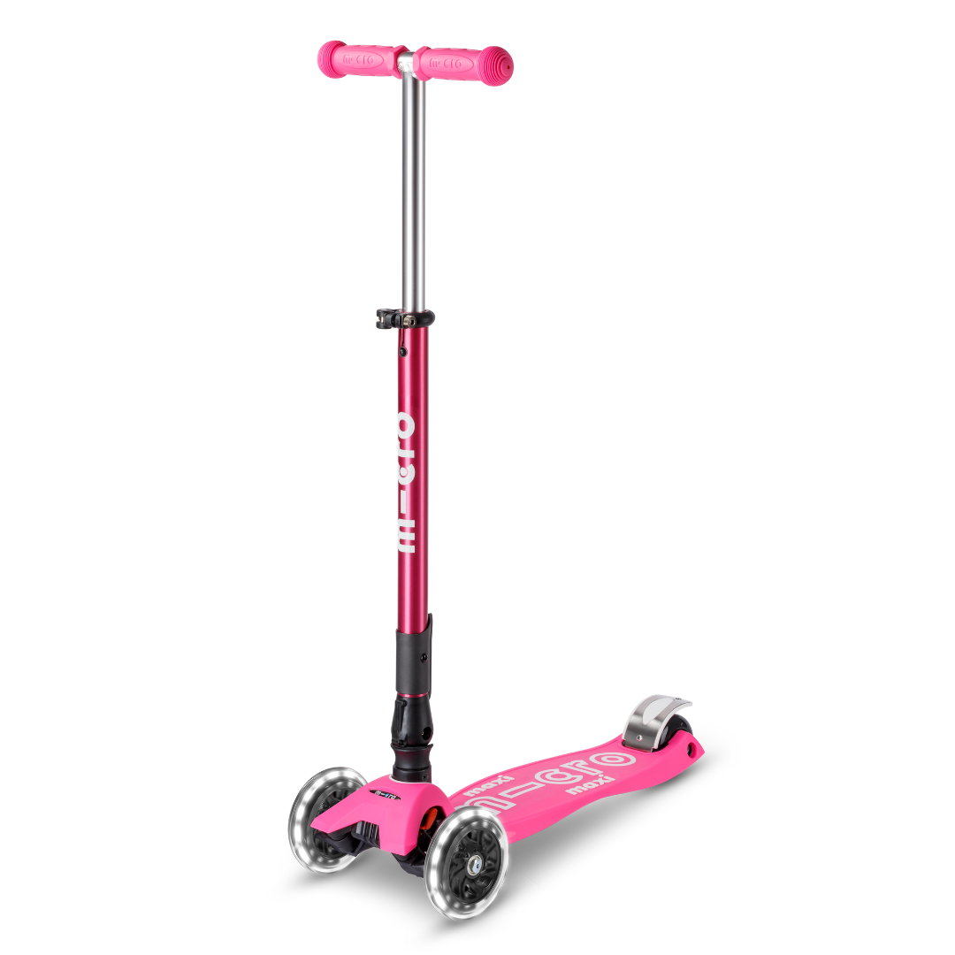 Scooter Maxi Micro Deluxe Plegable LED