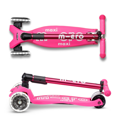 Scooter Maxi Micro Deluxe Plegable LED
