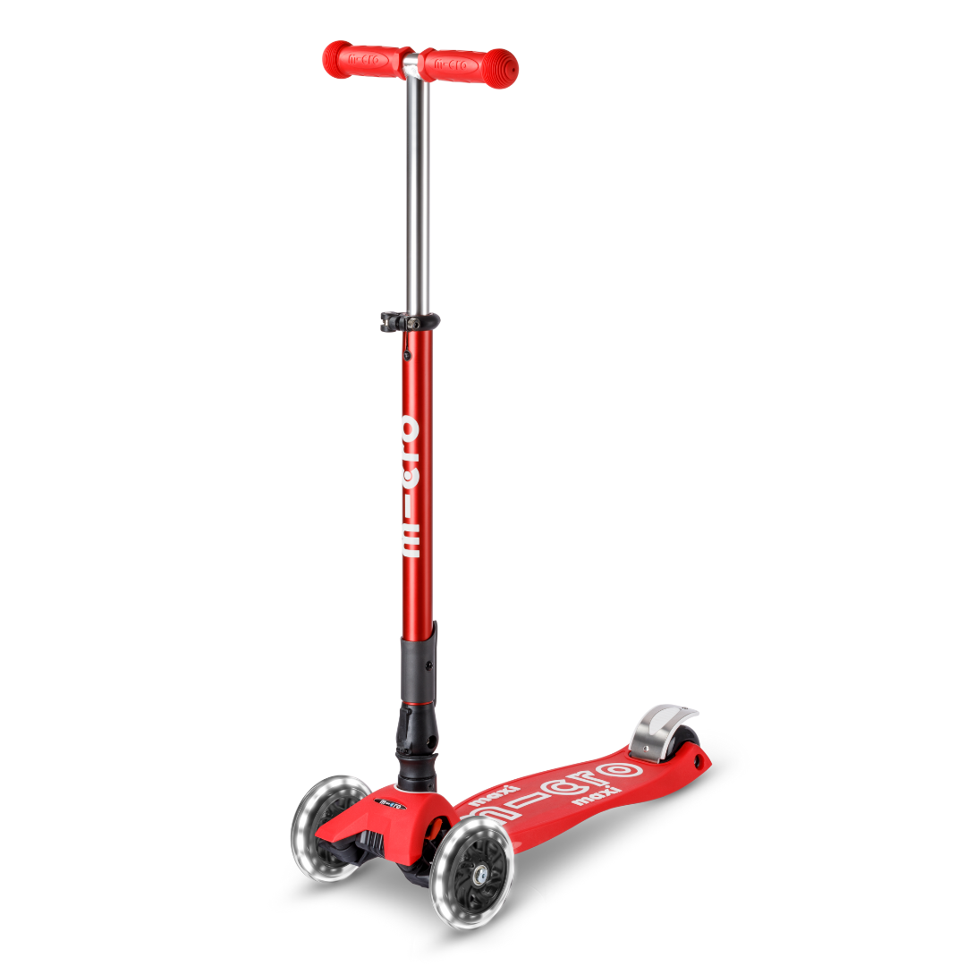 Scooter Maxi Micro Deluxe Plegable LED