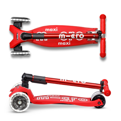 Scooter Maxi Micro Deluxe Plegable LED
