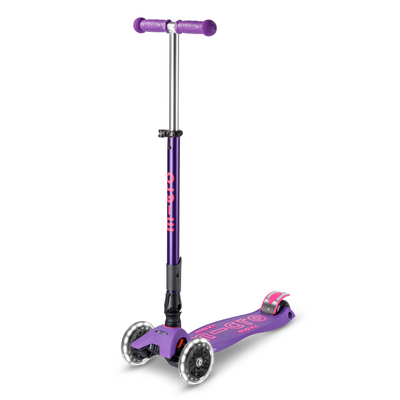 Scooter Maxi Micro Deluxe Plegable LED