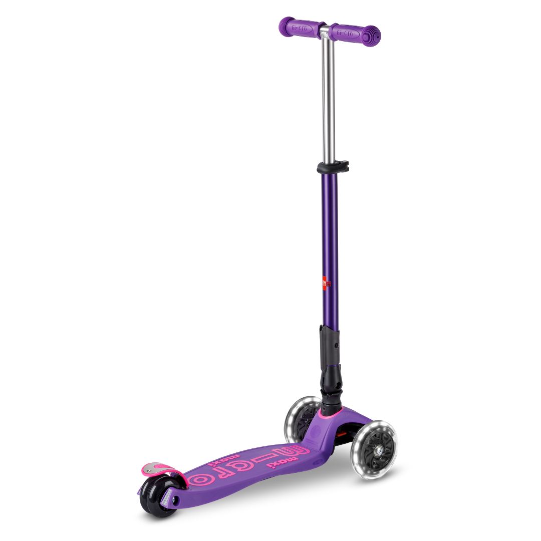 Scooter Maxi Micro Deluxe Plegable LED