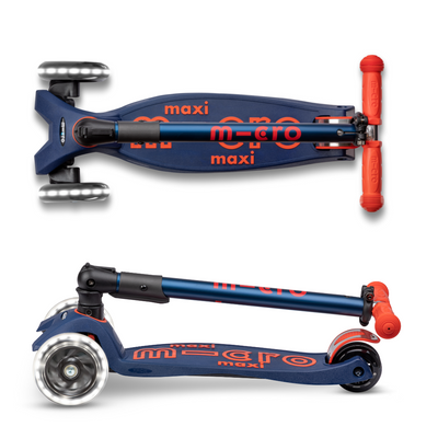 Scooter Maxi Micro Deluxe Plegable LED