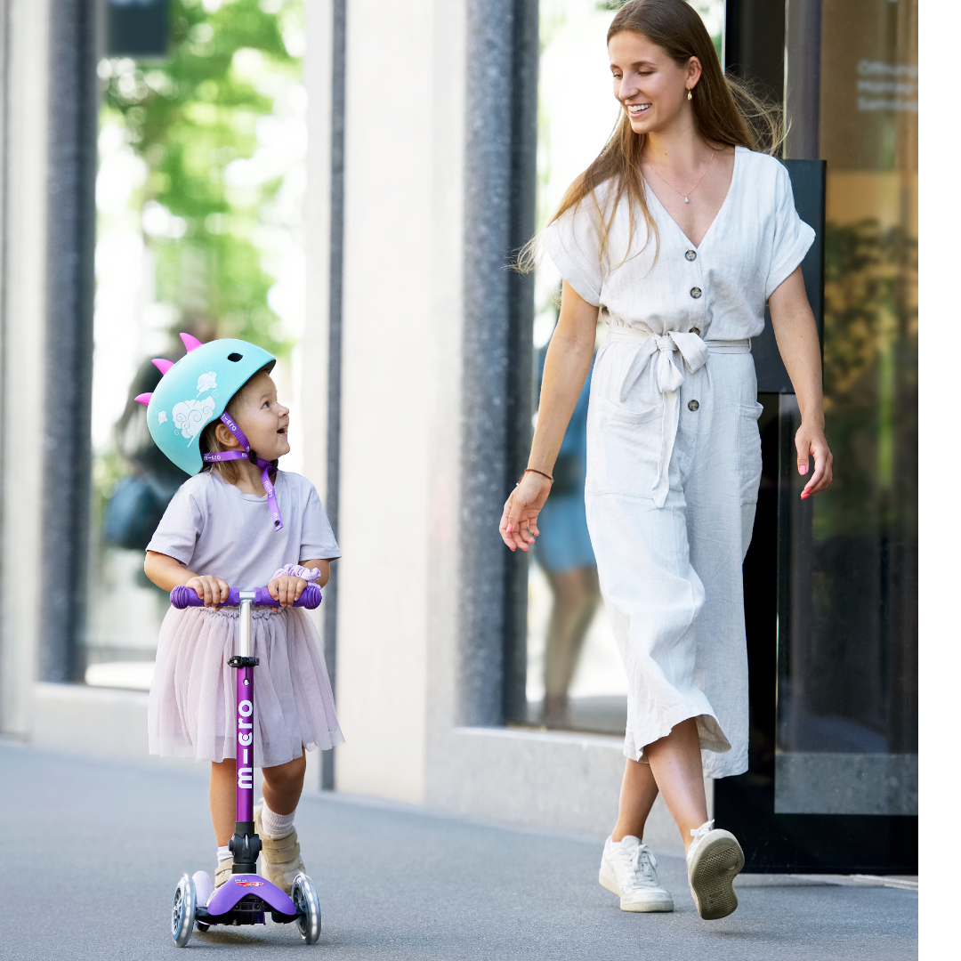 Scooter Mini Micro Deluxe Plegable LED