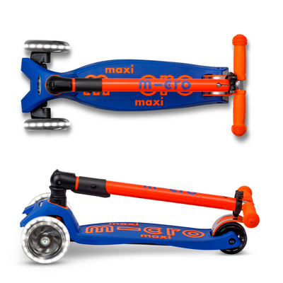 Scooter Maxi Micro Deluxe Plegable LED