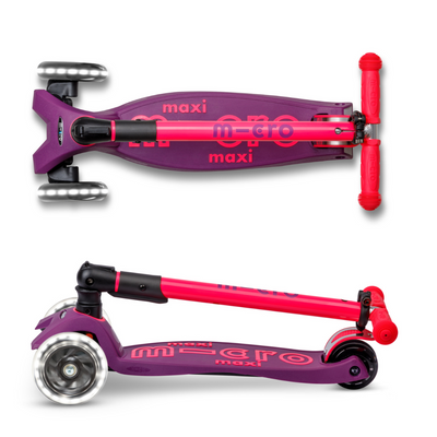 Scooter Maxi Micro Deluxe Plegable LED