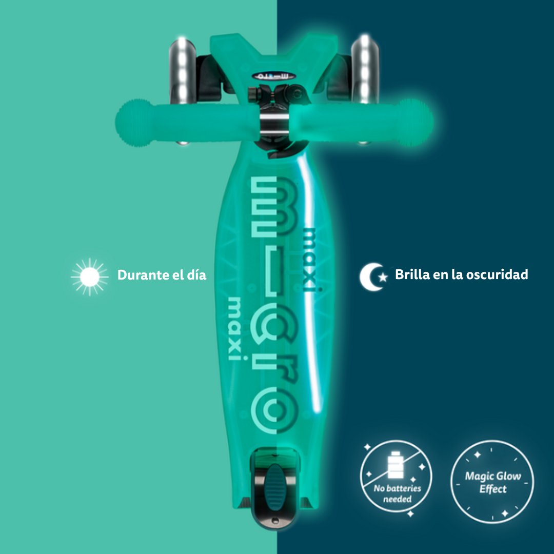 Scooter Maxi Micro Deluxe Glow Plus LED