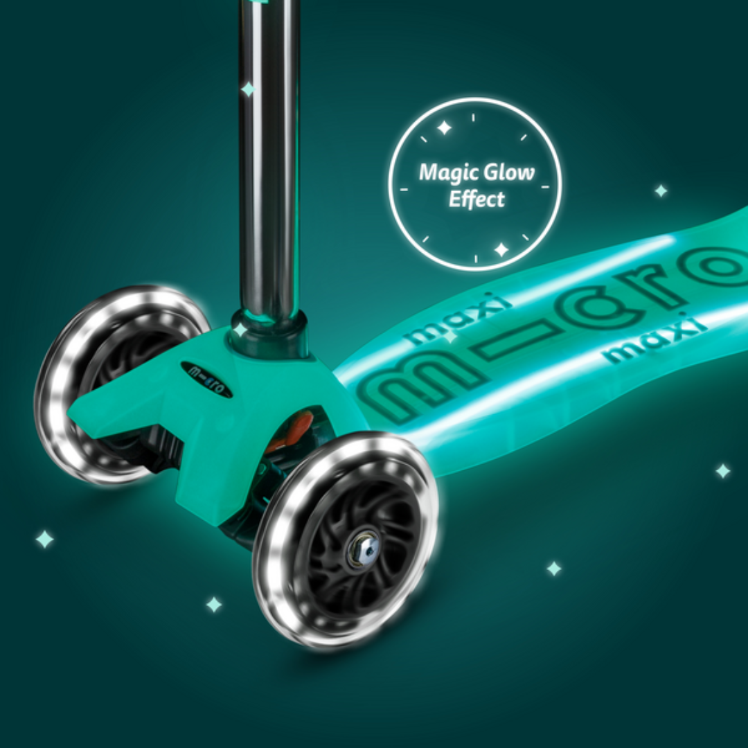 Scooter Maxi Micro Deluxe Glow Plus LED