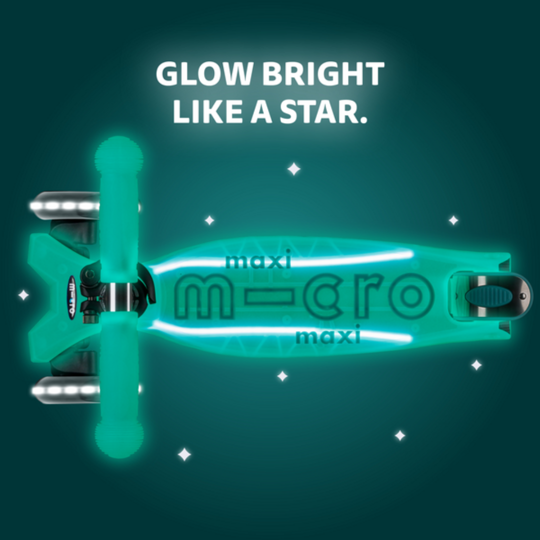 Scooter Maxi Micro Deluxe Glow Plus LED