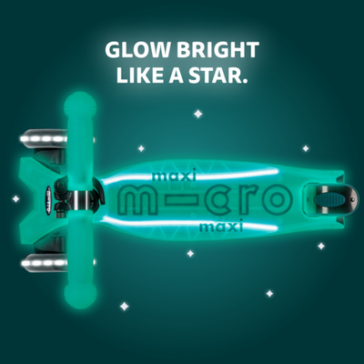 Scooter Maxi Micro Deluxe Glow Plus LED