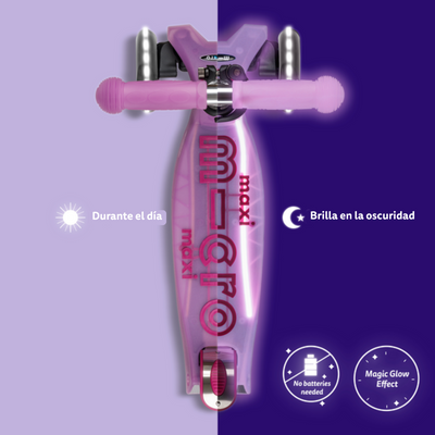 Scooter Maxi Micro Deluxe Glow Plus LED