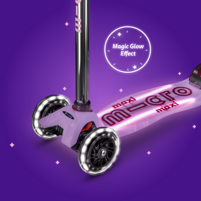 Scooter Maxi Micro Deluxe Glow Plus LED