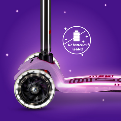 Scooter Maxi Micro Deluxe Glow Plus LED