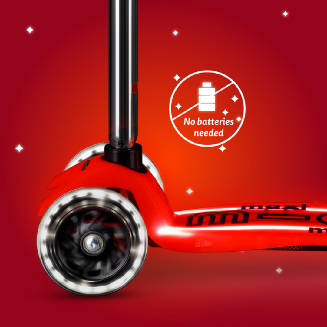 Scooter Maxi Micro Deluxe Glow Plus LED
