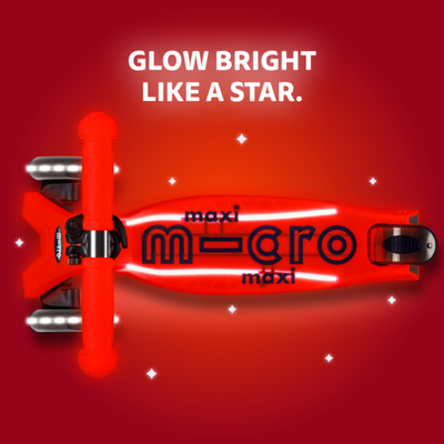 Scooter Maxi Micro Deluxe Glow Plus LED